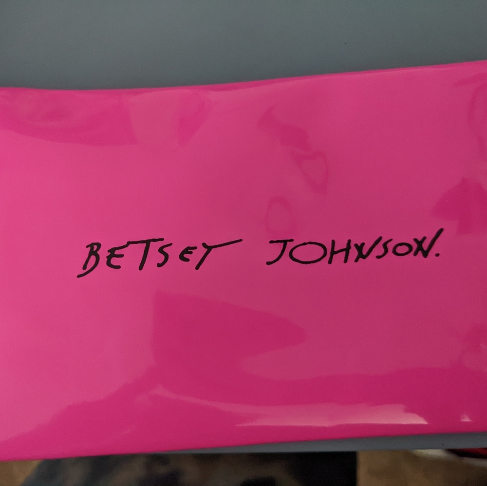 BETSEY JOHNSON Snake 56mm Gradient Oval Sunglasses
